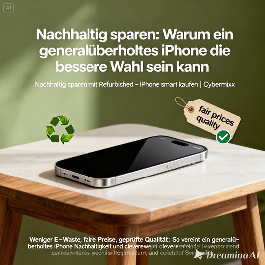 Nachhaltig sparen: Warum ein generalüberholtes iPhone die bessere Wahl sein kann