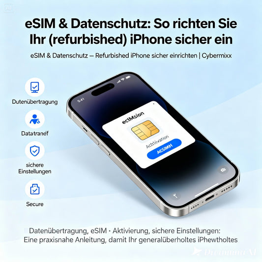 eSIM & Datenschutz: So richten Sie Ihr (refurbished) iPhone sicher ein