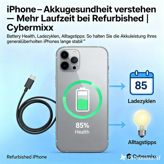 iPhone‑Akkugesundheit verstehen: So holen Sie mehr Laufzeit aus einem refurbished Gerät