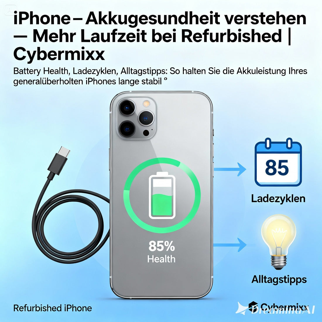 iPhone‑Akkugesundheit verstehen: So holen Sie mehr Laufzeit aus einem refurbished Gerät
