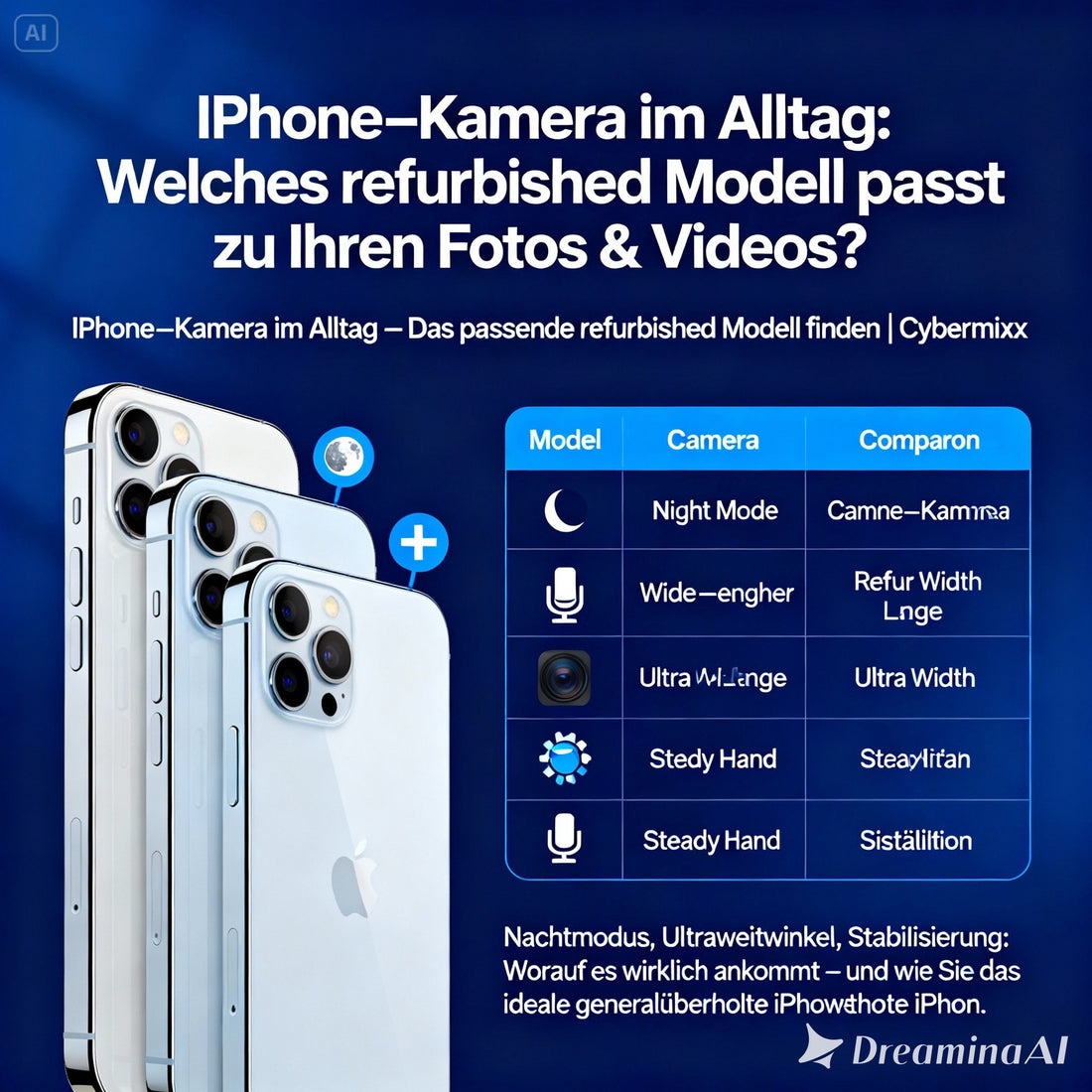 iPhone‑Kamera im Alltag: Welches refurbished Modell passt zu Ihren Fotos & Videos?